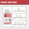 URSOLIC ACID 300MG (CONTAINS 100MG OF ROSEMARY LEAF EXTRACT STANDARDIZED TO 150% OR 300MG URSOLIC ACID) 120 CAPSULES.